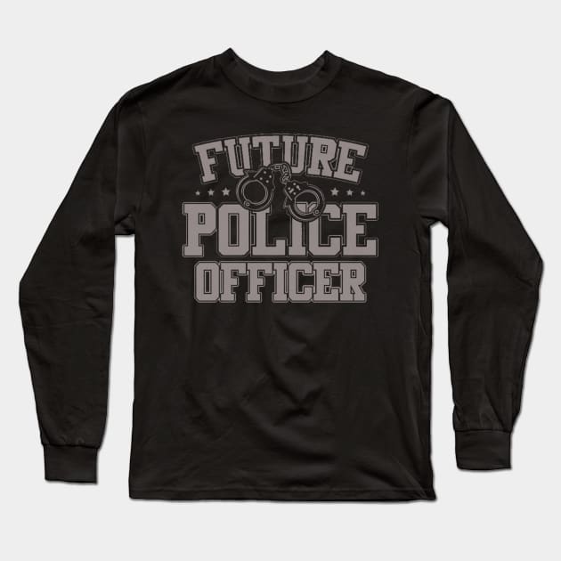 future police officer Long Sleeve T-Shirt by thexsurgent